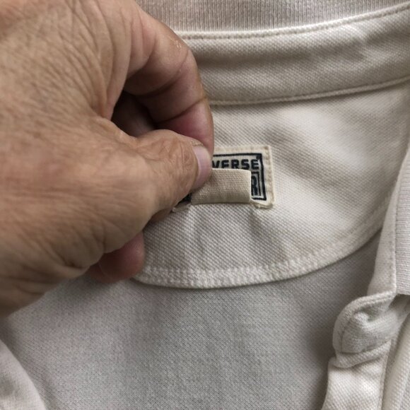 Converse One Star Women Polo Shirt Large Short Sleeve Casual Classic Embroidered - Picture 10 of 15